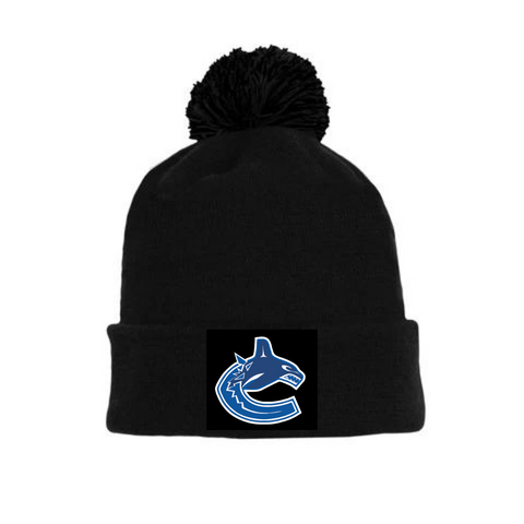Tuque with Embroidered Logo - Canucks